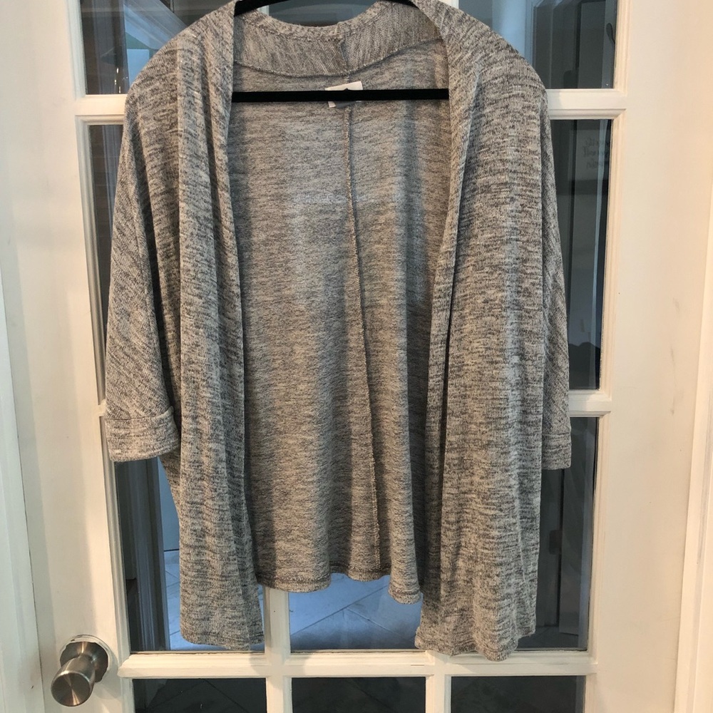 Old Navy Heather Gray Open Cardigan XL
